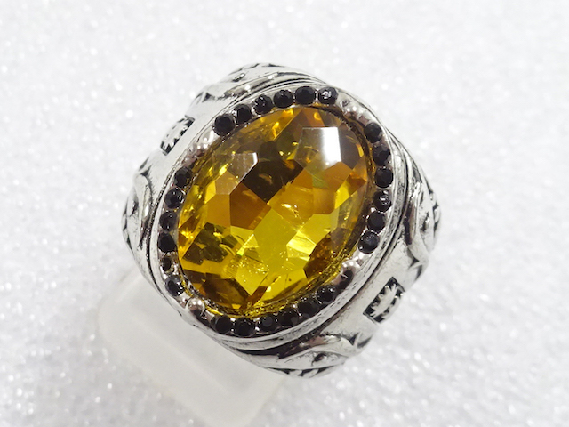 色石　指輪(17号)